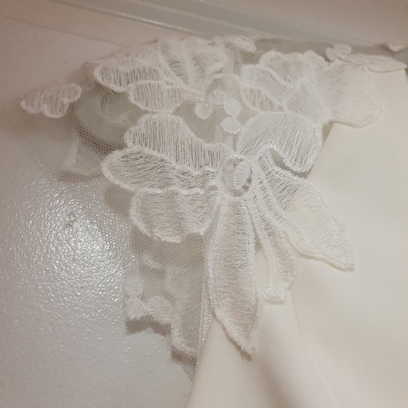 Amsale Little White Dress #142 Like New - Picture 7 of 13